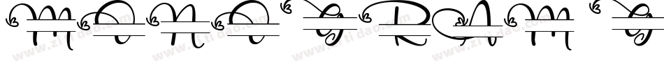 MONOGRAM G字体转换